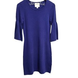 STS Sail to Sable Women's Navy Blue Shift Knee Length Dress Size XS